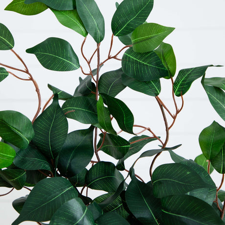 4' Ficus Auriculata Artificial Silk Tree-Parc Decor