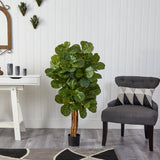 4’ Fiddle Leaf Fig Artificial Tree-Parc Decor