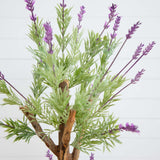 4' Lavender Topiary Silk Tree-Parc Decor