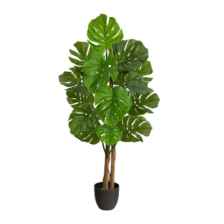 4’ Monstera Artificial Tree UV Resistant (Indoor/Outdoor)-Parc Decor