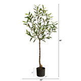4’ Olive Artificial Tree-Parc Decor