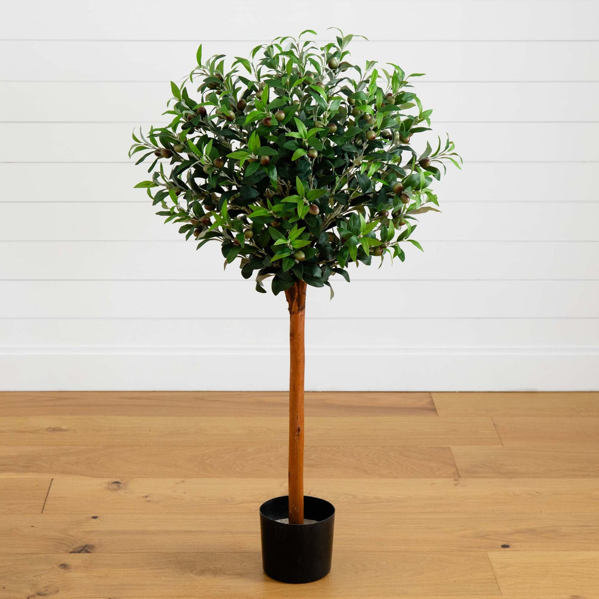 4’ Olive Topiary Silk Tree-Parc Decor