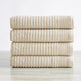 4 Pack Ribbed Hand Towels - Rori Collection-Parc Decor