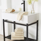 4 Pack Ribbed Hand Towels - Rori Collection-Parc Decor