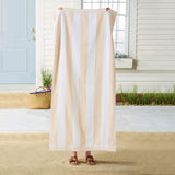 4 Pack Striped Cabana Beach Towel - Edgartown Collection-Parc Decor