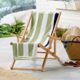 4 Pack Striped Cabana Beach Towel - Edgartown Collection-Parc Decor