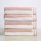 4 Pack Striped Cabana Beach Towel - Edgartown Collection-Parc Decor