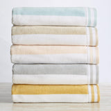 4 Pack Striped Cabana Beach Towel - Edgartown Collection-Parc Decor