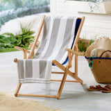 4 Pack Striped Cabana Beach Towel - Edgartown Collection-Parc Decor