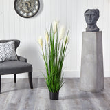 4’ Plum Grass Artificial Plant-Parc Decor
