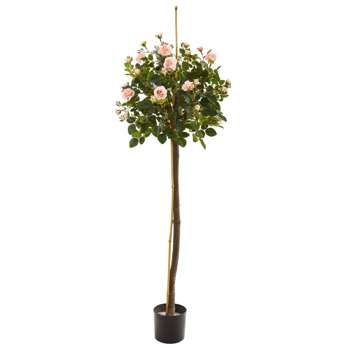 4’ Rose Topiary Artificial Tree-Parc Decor