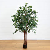 4' Ruscus Silk Tree-Parc Decor