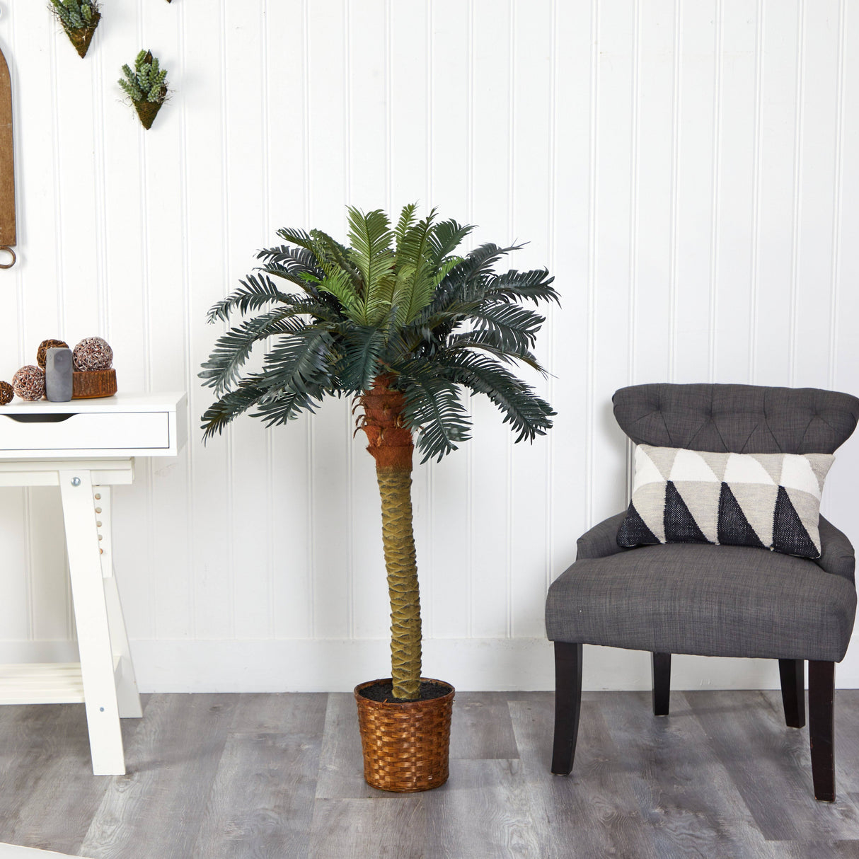 4' Sago Silk Palm Tree-Parc Decor