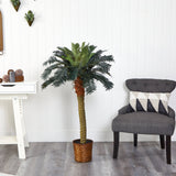4' Sago Silk Palm Tree-Parc Decor