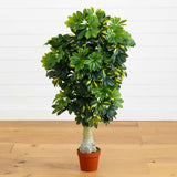 4’ Schefflera Silk Tree (Real Touch)-Parc Decor
