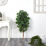 4’ Single Ficus Artificial Tree (No Pot)-Parc Decor