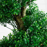 4' Spiral Boxwood Artificial Tree UV Resistant (Indoor/Outdoor)-Parc Decor