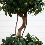4' Sweet Bay Double Ball Topiary Silk Tree-Parc Decor