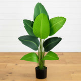 4’ Travelers Palm Artificial Tree-Parc Decor