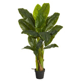 4' Triple Stalk Banana Tree (Real Touch)-Parc Decor