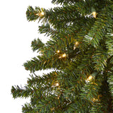 4' Alpine Artificial Christmas Tree with 100 Lights and 260 Bendable Branches-Christmas Tree-Parc Decor