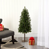 4' Alpine Artificial Christmas Tree with 100 Lights and 260 Bendable Branches-Christmas Tree-Parc Decor