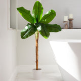 4' Artificial Banana Tree in Decorative Planter-Plant in Planter-Parc Decor