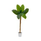4' Artificial Banana Tree in Decorative Planter-Plant in Planter-Parc Decor