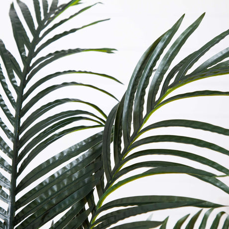 4’ Artificial Double Stalk Golden Cane Palm Tree- Set of 2-Tree-Parc Decor