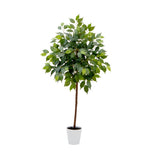 4’ Artificial Ficus Tree with Decorative Planter-Plant in Planter-Parc Decor