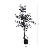 4’ Artificial Halloween Black Maple Tree-Tree-Parc Decor