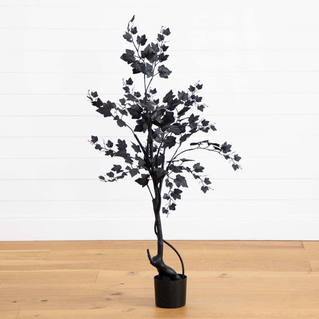 4’ Artificial Halloween Black Maple Tree-Tree-Parc Decor