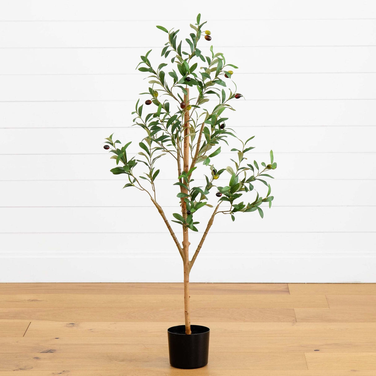 4’ Artificial Olive Tree with Natural Trunk-Tree-Parc Decor