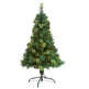 4' Assorted Green Scotch Pine Artificial Christmas Tree with 70 LED Lights-Christmas Tree-Parc Decor