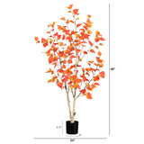 4’ Autumn Birch Artificial Fall Tree-Tree-Parc Decor