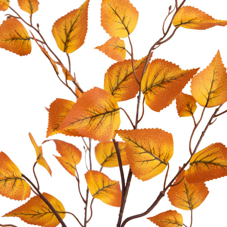 4' Autumn Birch Leaf Artificial Fall Tree-Tree-Parc Decor