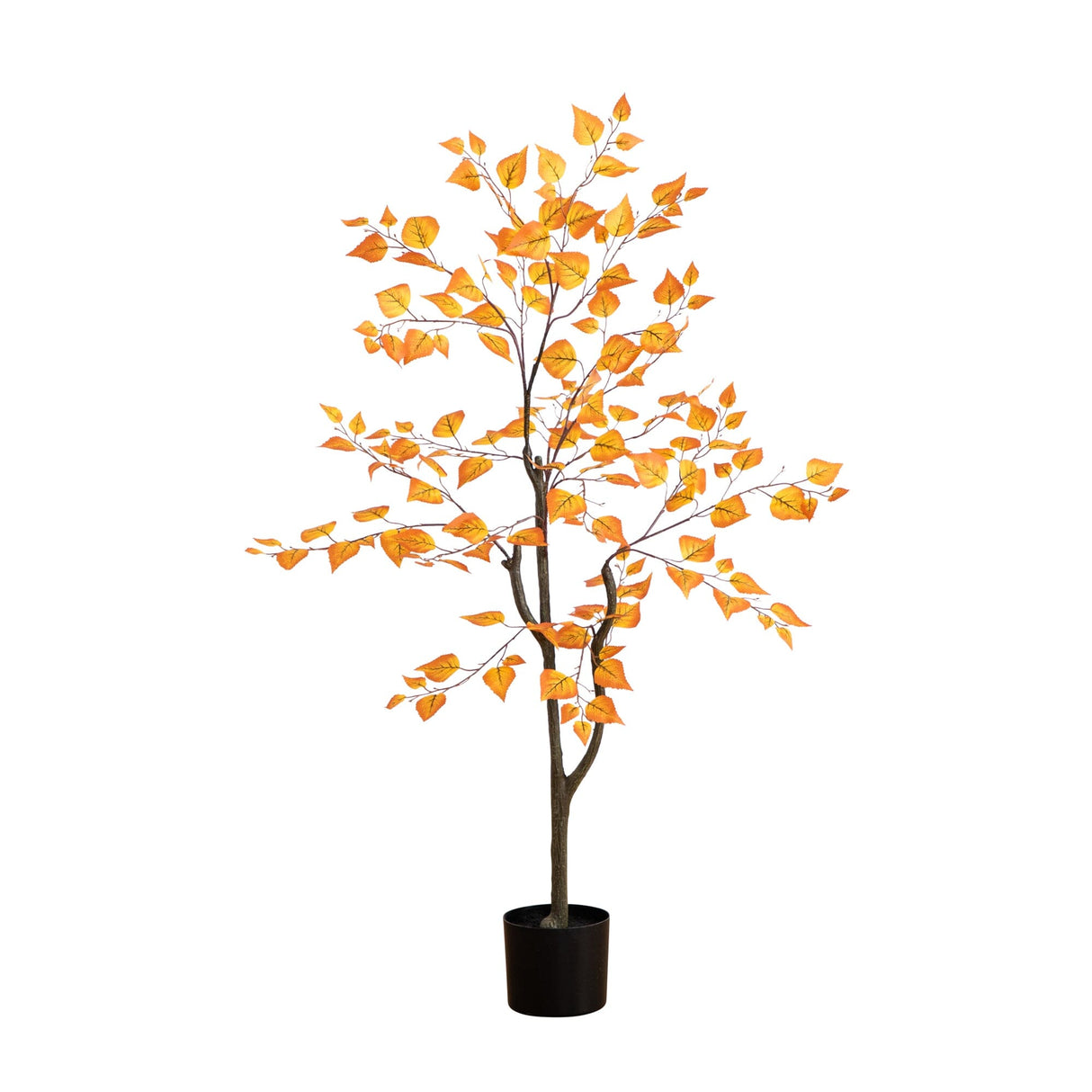 4' Autumn Birch Leaf Artificial Fall Tree-Tree-Parc Decor