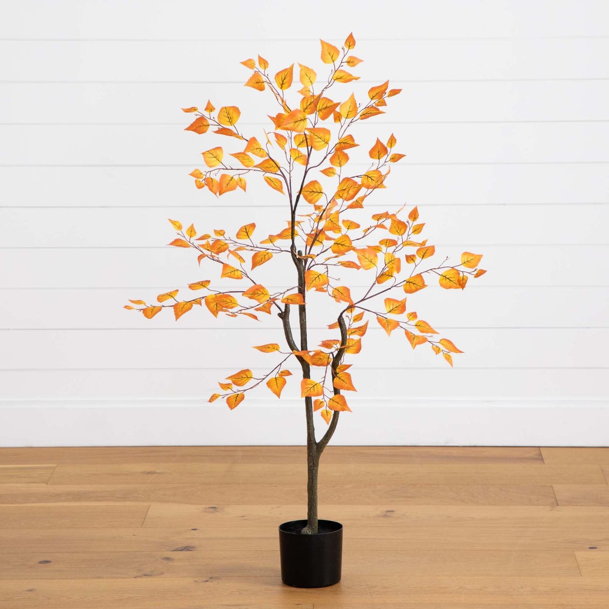 4' Autumn Birch Leaf Artificial Fall Tree-Tree-Parc Decor