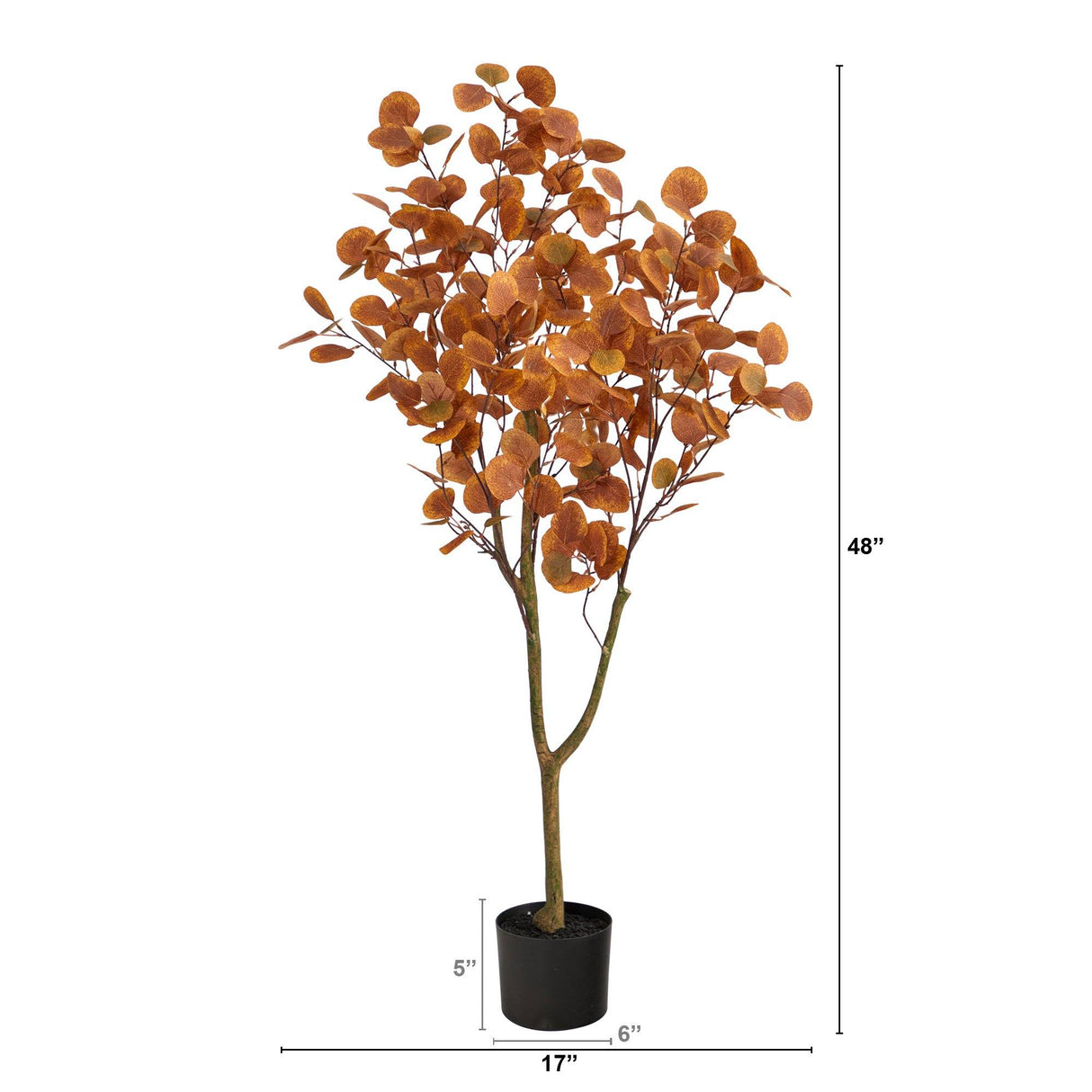 4’ Autumn Eucalyptus Artificial Tree-Tree-Parc Decor