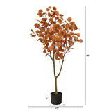 4’ Autumn Eucalyptus Artificial Tree-Tree-Parc Decor