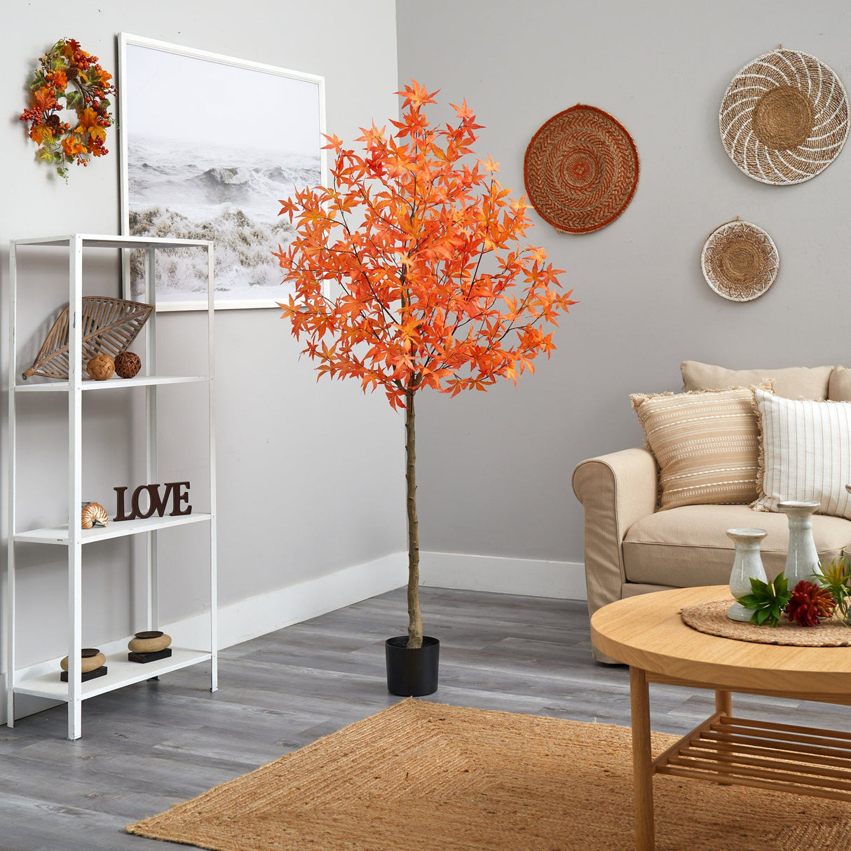 4' Autumn Maple Artificial Tree-Tree-Parc Decor