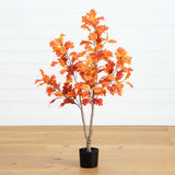 4’ Autumn Oak Artificial Fall Tree-Tree-Parc Decor