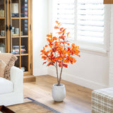 4’ Autumn Oak Artificial Fall Tree-Tree-Parc Decor