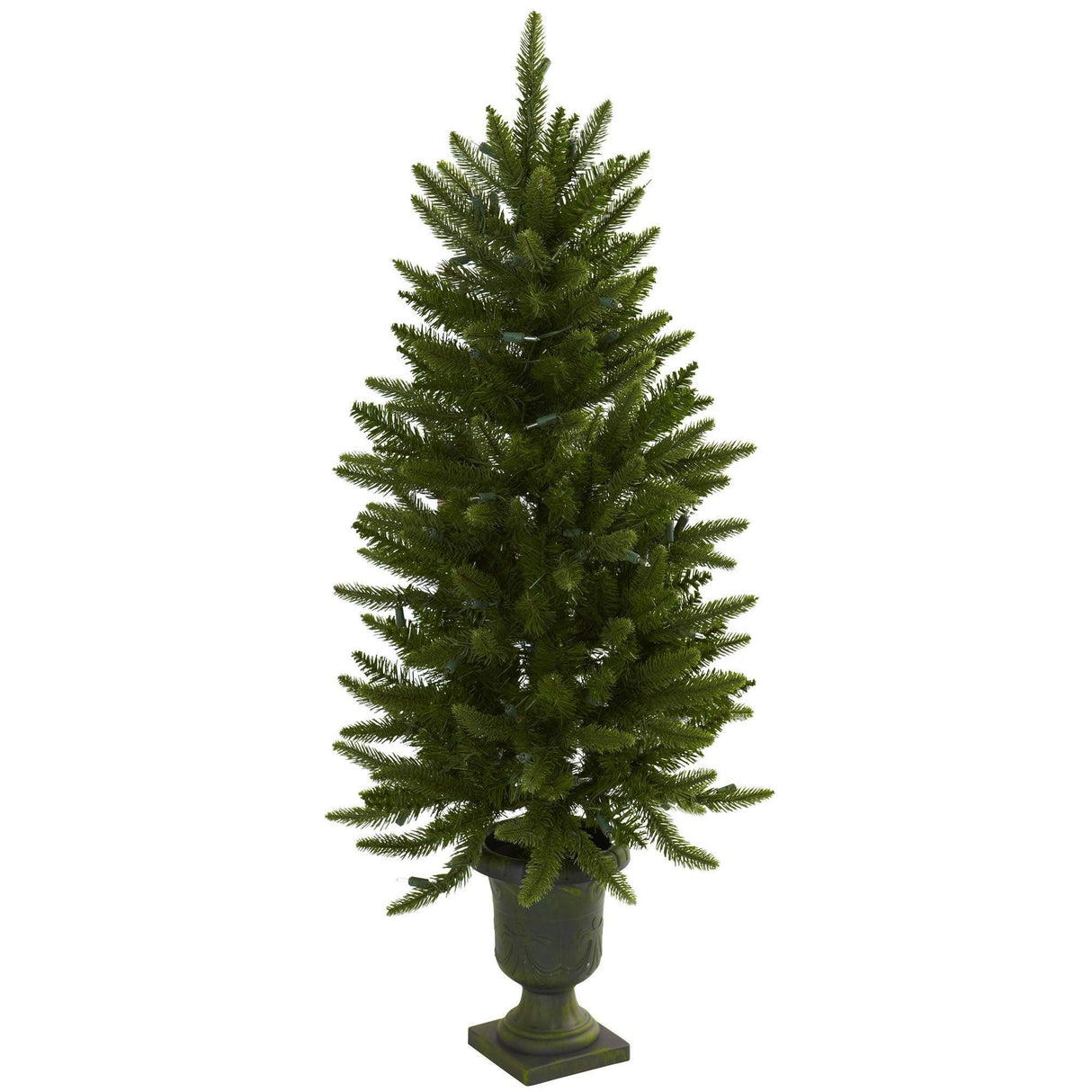 4' Christmas Tree w/Urn & Clear Lights-Christmas Tree-Parc Decor
