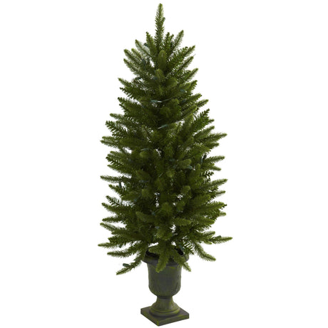 4' Christmas Tree w/Urn & Clear Lights-Christmas Tree-Parc Decor