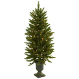 4' Christmas Tree w/Urn & Clear Lights-Christmas Tree-Parc Decor