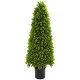 4’ Eucalyptus Topiary Artificial Tree (Indoor/Outdoor)-Tree-Parc Decor