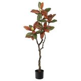 4’ Fall Magnolia Artificial Tree-Tree-Parc Decor