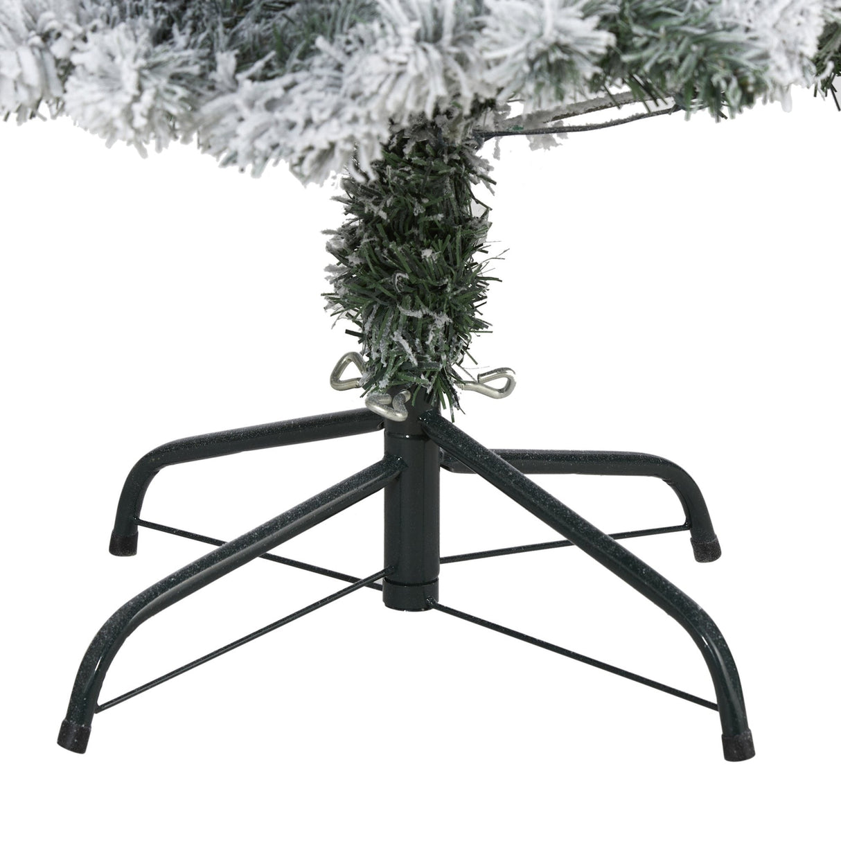 4' Flocked Rock Springs Spruce Artificial Christmas Tree-Christmas Tree-Parc Decor