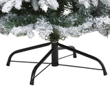 4' Flocked Vermont Mixed Pine Artificial Christmas Tree with 100 Clear LED Lights-Christmas Tree-Parc Decor